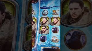 NEW GAME OF THRONES SLOT MACHINE CHECK IT OUT casino gameofthrones winteriscoming lasvegas [upl. by Gibun329]