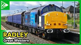 Trains at Radley 04042024 [upl. by Aissej752]