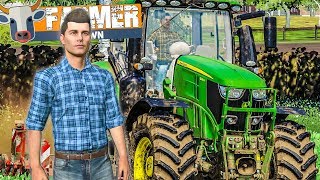 LS19 FarmerTown Live  Hofarbeit und Dorfleben  LANDWIRTSCHAFTS SIMULATOR 19 [upl. by Attem]