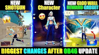 Top 15 Biggest Changes in Free Fire OB46 New Update [upl. by Akinod101]