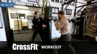 Kettlebells and Strikes workout with George Ryan and Greg Amundson [upl. by Dari311]