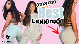 Leggings That Transform Booty MUST HAVE AMAZON YEOREO [upl. by Yenmor521]