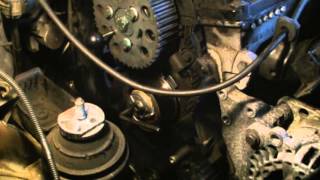 VW passat 1 9 TDI timing beltwater pump removal [upl. by Storm526]