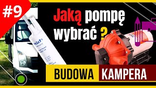 👉Jaka pompa wody do kampera lub przyczepy 🟥Ciśnieniowa czy zanurzeniowa 🟨 BUDOWA KAMPERA 🟩 [upl. by Nnayhs]