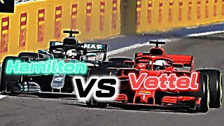 Hamilton vs Vettel 2018 [upl. by Oynotna]