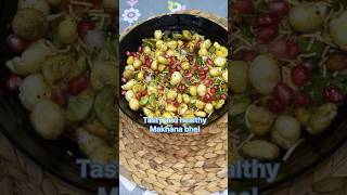 The snacks of the future makhana bhel recipe shorts food trending shortvideo [upl. by Urana]