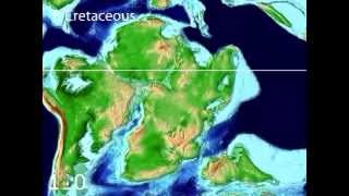 Tectonic Evolution of Africa  Scotese Animation [upl. by Addy]