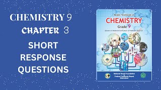 Chemistry class 9 chapter 3 short answers  national book foundation  nbf federal board  new book [upl. by Baal]