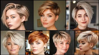 40 New Short Hair with Bangsldeas and Hairstyles for 2024 [upl. by Rustice]