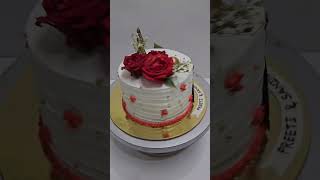 Wedding anniversary cake designshortvideo [upl. by Acisset]