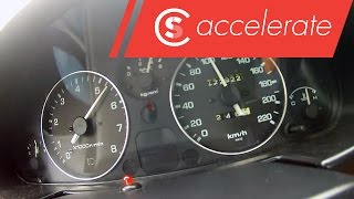 Mazda MX5 NA 16 Acceleration  0100 80120 and 0160 [upl. by Shifrah]