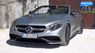 2017 MercedesAMG S63 Cabrio 585hp  DRIVE amp SOUND 60FPS [upl. by Paloma]