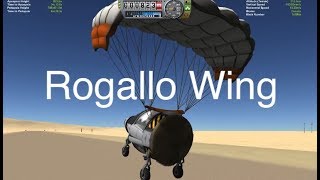 Landing Capsule Under An Inflatable Rogallo Wing [upl. by Kale658]