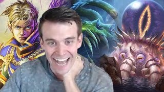 Hearthstone Cthun Priest VS Yogg and Load Hunter [upl. by Kcirret74]