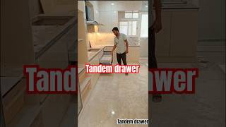 How to install tandem drawer in kitchen tandem drawer kaise lagayeshorts kitchen shortsviral [upl. by Ietta128]