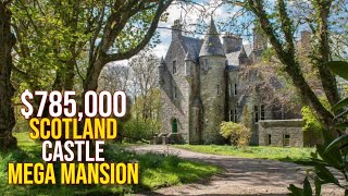 Touring 785000 Scotland CASTLE Mega Mansion [upl. by Ordnazil]