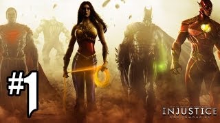 Injustice Gods Among Us Gameplay Walkthrough Part 1  Chapter 1 BATMAN Injustice Gameplay HD [upl. by Aicele]