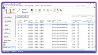 Reverse or Cancel Fixed Assets Ledger Entries in Navision amp Business Central [upl. by Michele2]