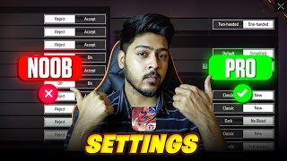 TOP8  PRO SETTINGS  TRICKS USED BY FREE FIRE LEGENDS  Free fire HEADSHOT TRICKS [upl. by Alie]