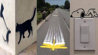 Street Art That Is At Another Level ► 6  Must Watch Take Idea and Become an artist artwindow [upl. by Jevon57]