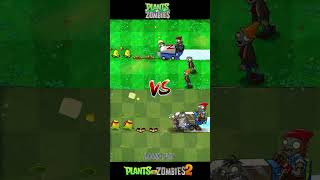 PVZ 1 VS PVZ 2  Kernel Pults Spike Weed Plant Team Vs Zomboni Zombie Team shorts [upl. by Drauode582]