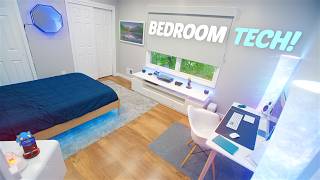 How I Tech Out My Bedroom Room Tour 2024 [upl. by Ennoitna]