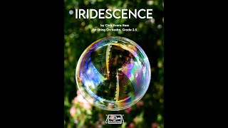 Iridescence Chris Evan Hass String Orchestra Grade 25 [upl. by Ylaek]