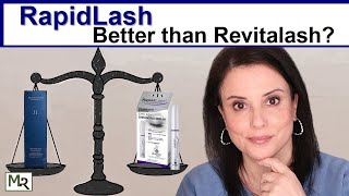 RapidLash Is it better than RevitaLash  Before and After Reviews  Over 50 Mature Skin [upl. by Malva622]