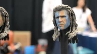 FAMCON 2014 Denny Kims iminime 12quot 16 scale custom figure display booth [upl. by Lokkin]