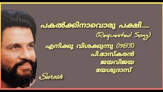 Pakalkkinaavoru Pakshi പകൽക്കിനാവൊരു പക്ഷി  Requested by ANIL KS NAIR  Suresh Music channel [upl. by Derfnam]