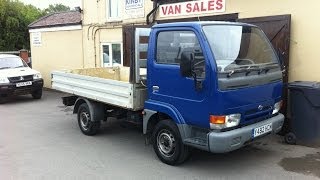 2001 NISSAN CABSTAR E90 SWB DROPSIDE TRUCK REVIEW [upl. by Wahlstrom242]