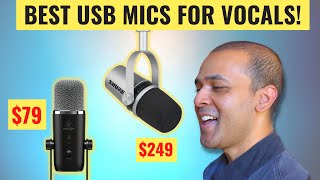 BEST USB Microphones 2022  For Singing Home Studio  Shure MV7 Review [upl. by Nnyrb]