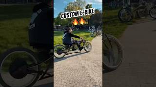 Amazing Custom EBike Ride shorts bikelife [upl. by Ahseik]