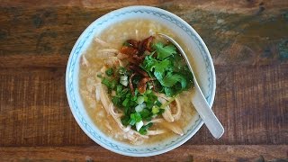 Chicken Congee Rice Porridge With Chicken [upl. by Tsenre]