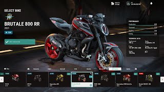 RIDE 5  Customize MV Augusta BRUTALE 800 RR Gameplay 4K 60fps HDR [upl. by Zacharias]