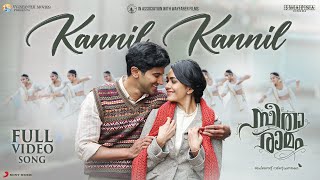 Kannil Kannil Video  Sita Ramam Malayalam  Dulquer  Mrunal  Vishal  Hanu Raghavapudi [upl. by Allare678]