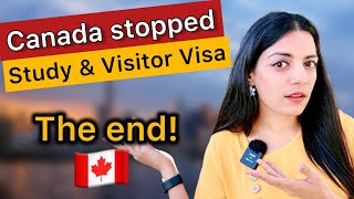 Shocking update The End of Immigration in Canada for Students and Visitors [upl. by Atrebla825]