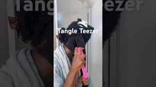 The way the Tangle Teezer is melting in my hair is insane productreview haircare [upl. by Aitropal995]