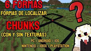 COMO LOCALIZAR CHUNKS 12141 Y PREVIAS BEDROCK  PC  ANDROID  IOS  XBOX  PS4  SWITCH [upl. by Munafo]