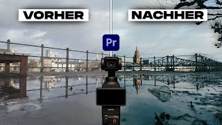 DJI Osmo Pocket 3 D Log Color Grading Tutorial  MIT amp OHNE LUTs [upl. by Nylkoorb]