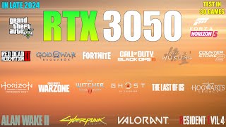 RTX 3050  Test in 30 Games in late 2024  A good GPU with 8GB of VRAM [upl. by Ykcul]