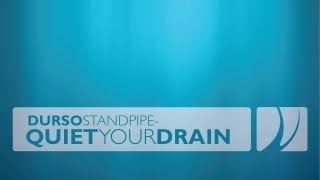 Durso Standpipe  Quiet Your Drain [upl. by Yelraf143]