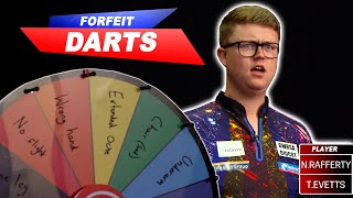 Forfeit Darts 🤣 ft Ted Evetts and Nathan Rafferty [upl. by Hau434]