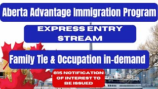 Alberta Advantage Immigration Program  Express Entry Stream  amara and khene canadapr [upl. by Zarihs828]