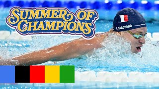 Summer of Champions  Day 5 Paris Olympics Recap Monster Marchand Guatemala Gold Triathlon [upl. by Iddo]