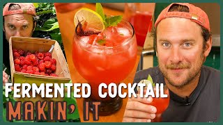 Fermented Wineberry Cocktail  Makin It  Brad Leone [upl. by Alicea]