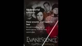 My Immortal Karaoke Evanescence [upl. by Oiredised]