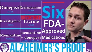 Six FDAApproved Alzheimers Dementia Prescription Medications [upl. by Yevi966]