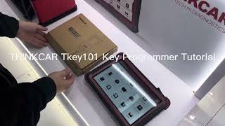 THINKCAR Tkey 101 Key Programmer Tutorial how to connect with THINKTOOL [upl. by Aelhsa]