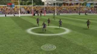 AFL Live 2  Full Gameplay Match  Geelong Cats Vs Collingwood Magpies XBOX360PS3 [upl. by Marchak772]